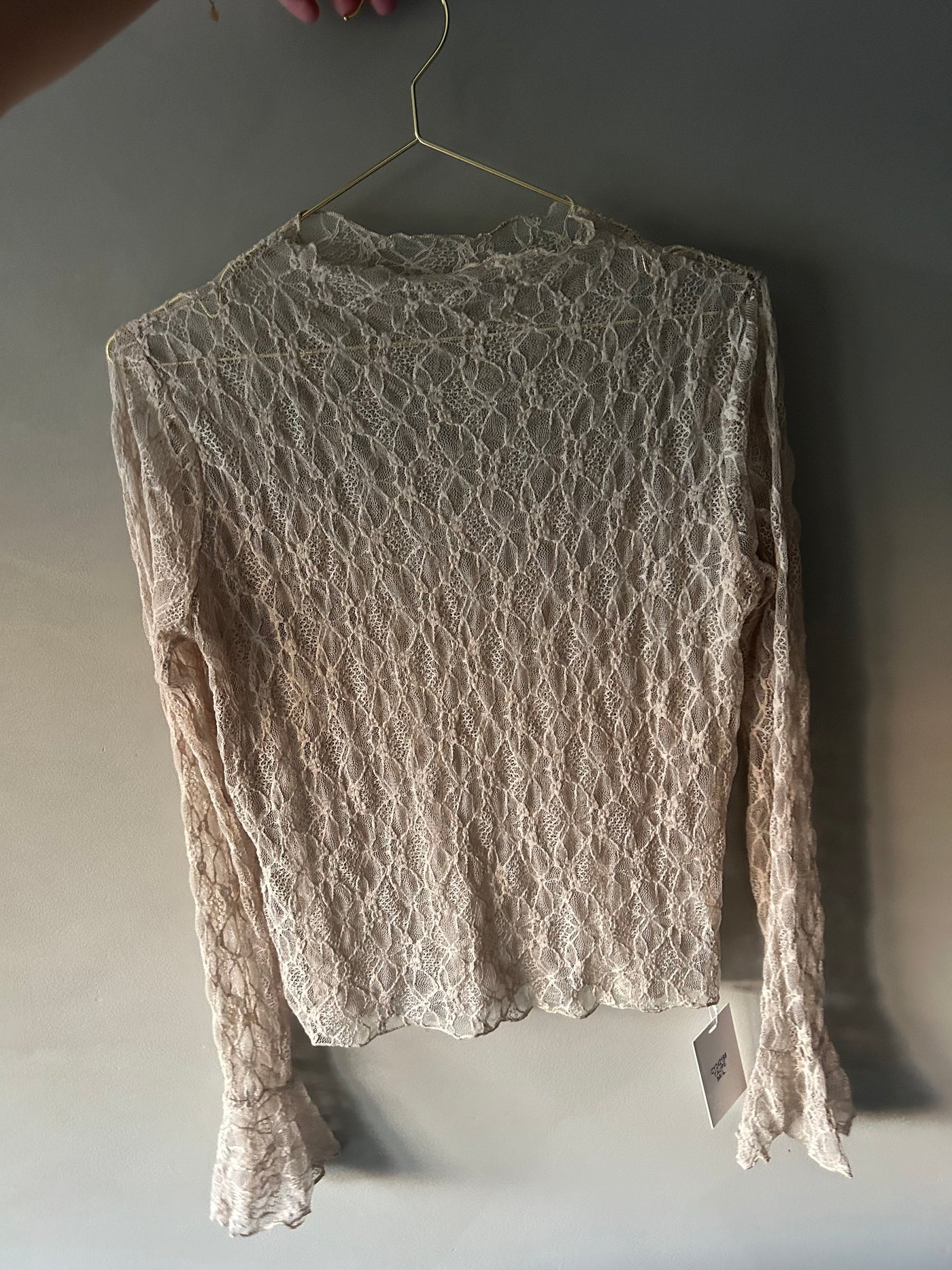 By Sanique | Kanten top beige