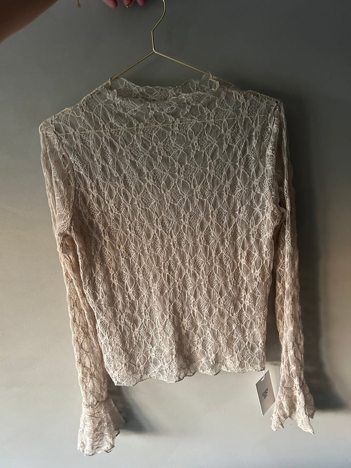 By Sanique | Kanten top beige