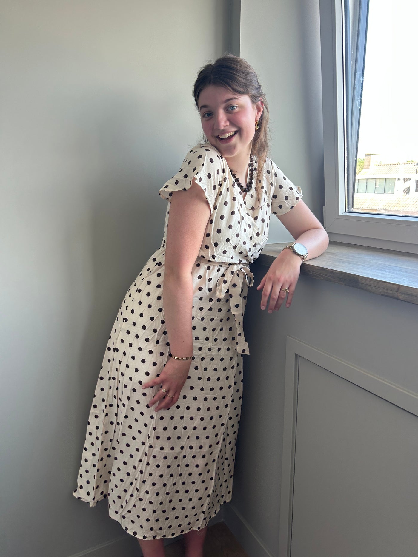 By Sanique | Polkadot maxi jurk